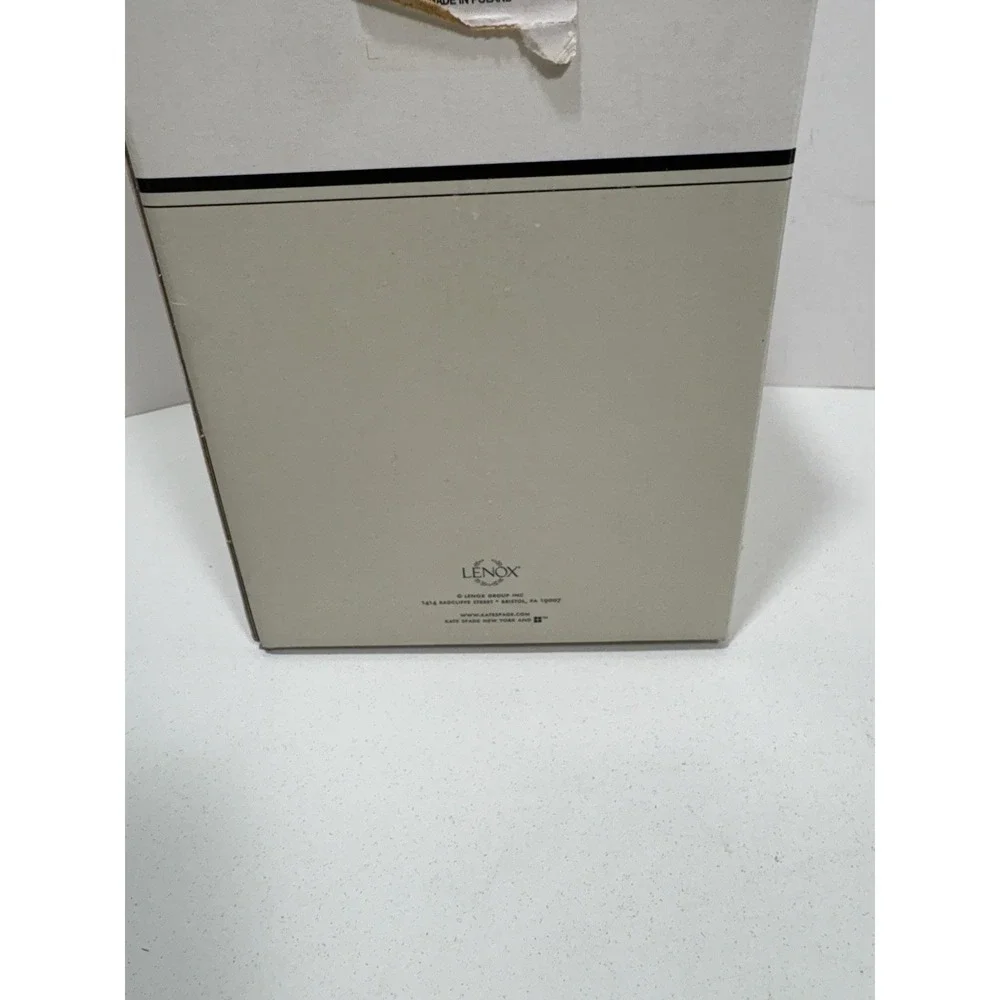 Kate Spade NY‎ Lenox Garden Street Vase Cobalt Blue & Crystal 9.5